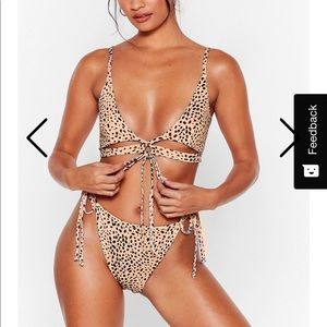 Nasty Gal Dalmatian Print Bikini